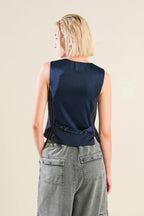 FOREVER CONNECTED WOVEN VEST Flying Tomato