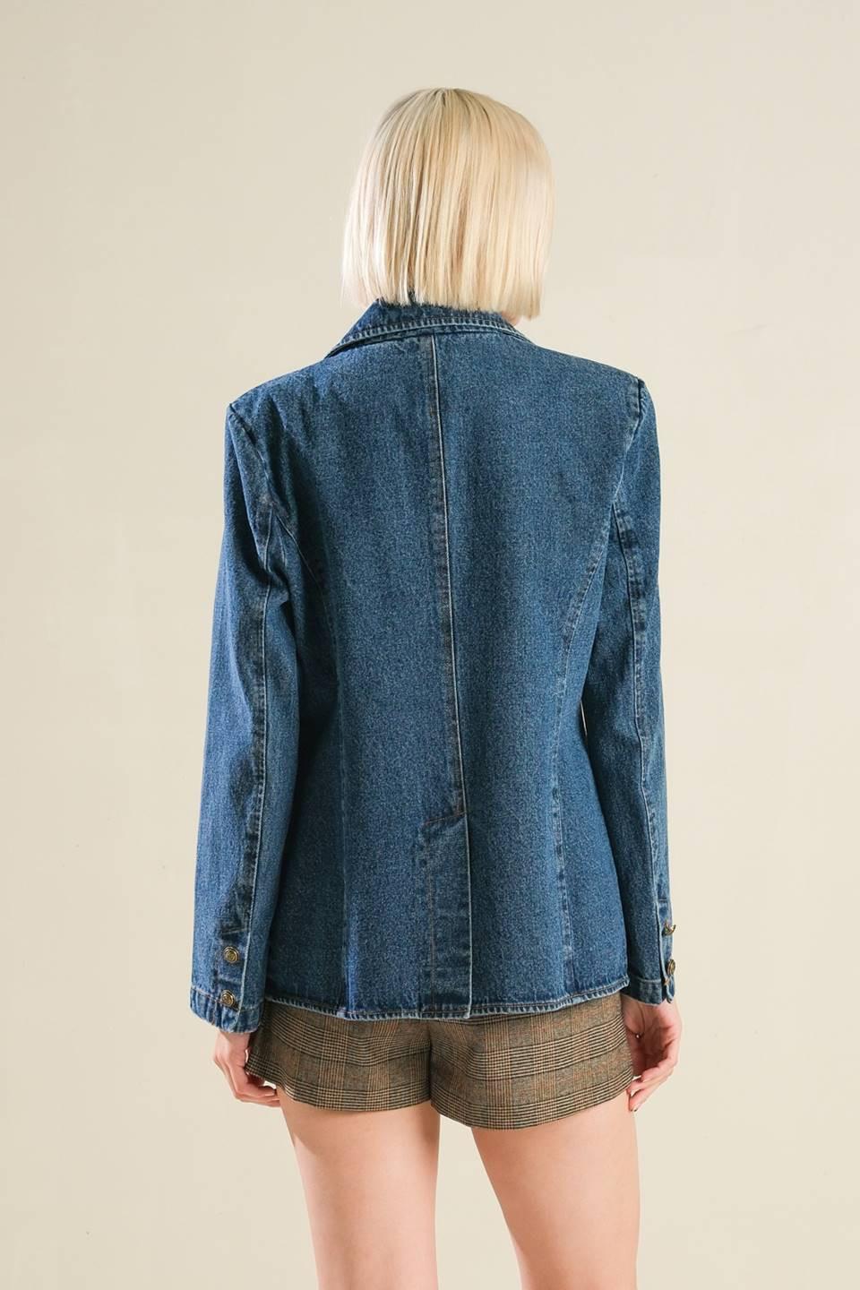 HOT TO GO DENIM BLAZER Flying Tomato