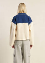 SWEET HARMONY DENIM COMBINATION JACKET Flying Tomato