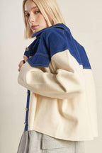 SWEET HARMONY DENIM COMBINATION JACKET Flying Tomato