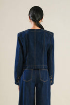 CRISP CANVAS DENIM JACKET Flying Tomato