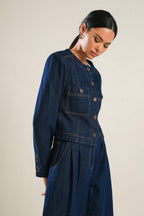 CRISP CANVAS DENIM JACKET Flying Tomato
