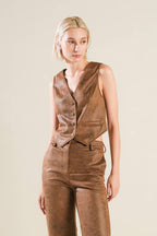 A GIFT FROM LOVE LEATHER VEST Flying Tomato