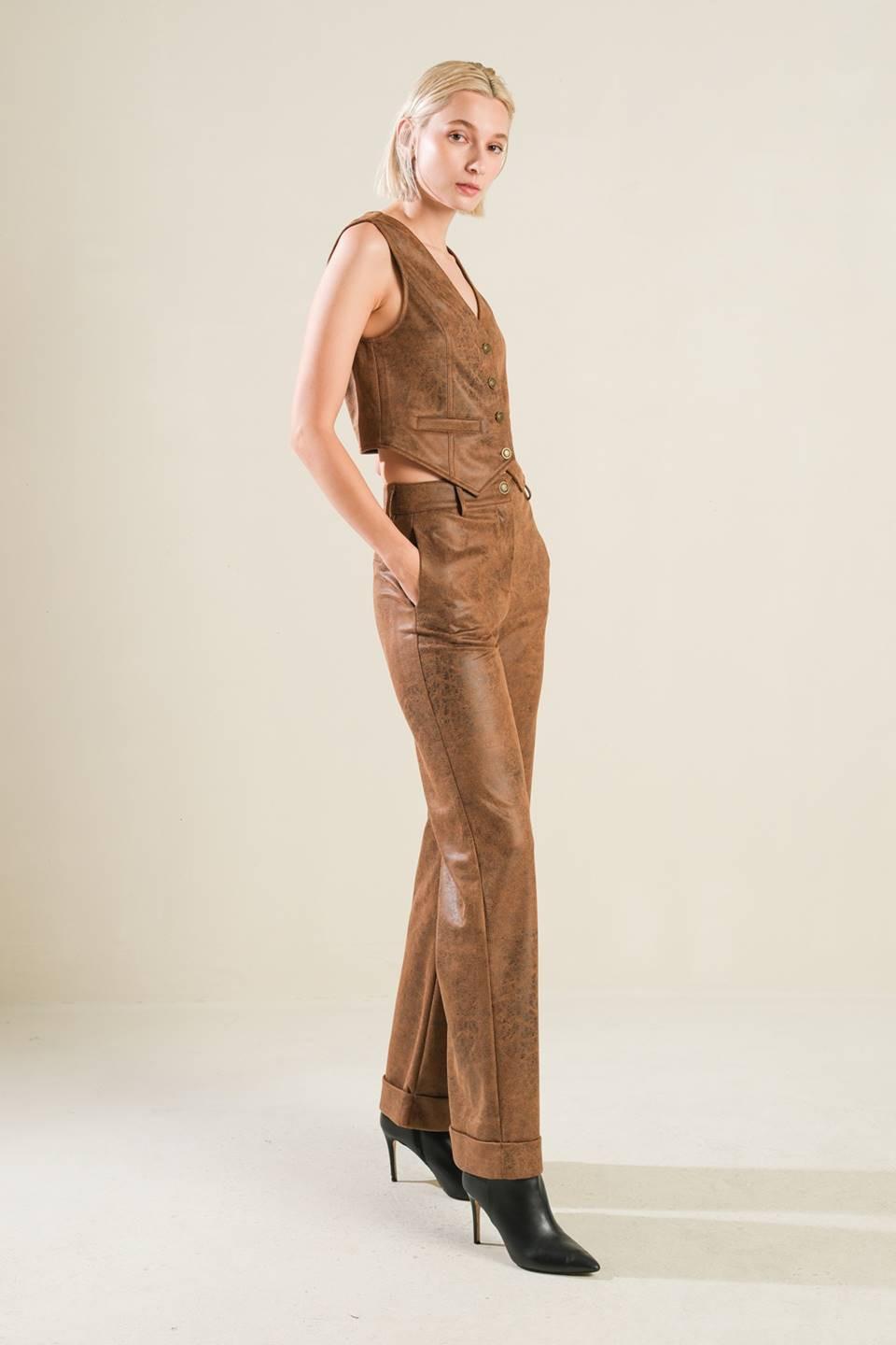 A GIFT FROM LOVE LEATHER VEST Flying Tomato