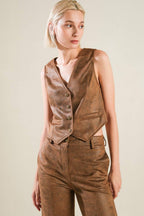 A GIFT FROM LOVE LEATHER VEST Flying Tomato