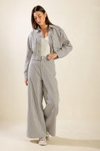 HONESTLY LOVE YOU TWILL CROP JACKET Flying Tomato