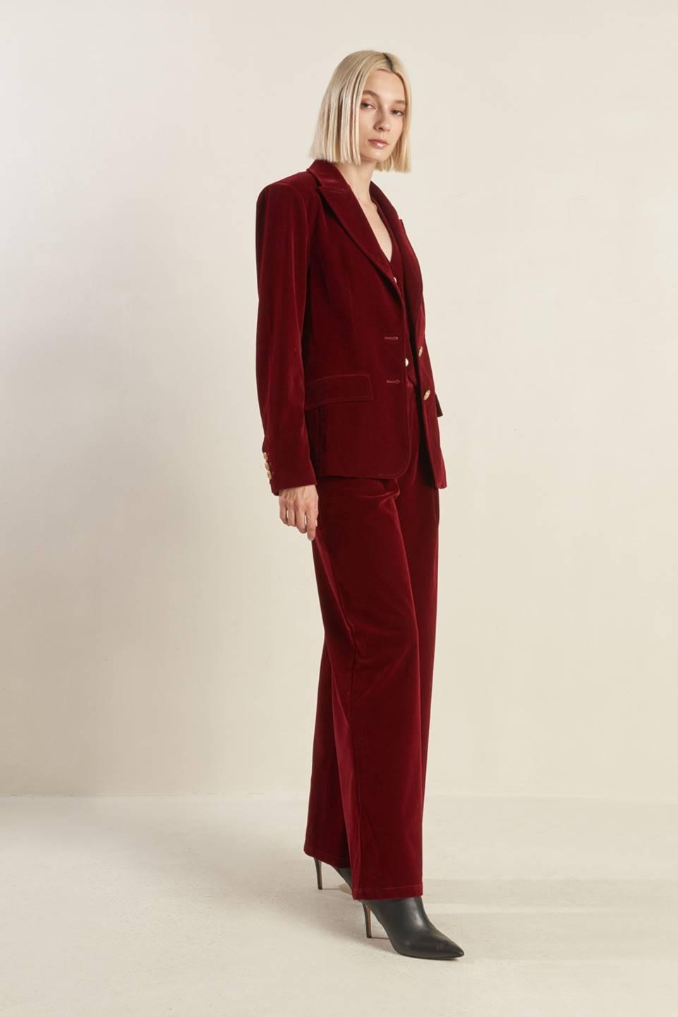 COY CHARM VELVET BLAZER Flying Tomato
