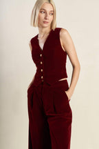 COY CHARM VELVET VEST Flying Tomato