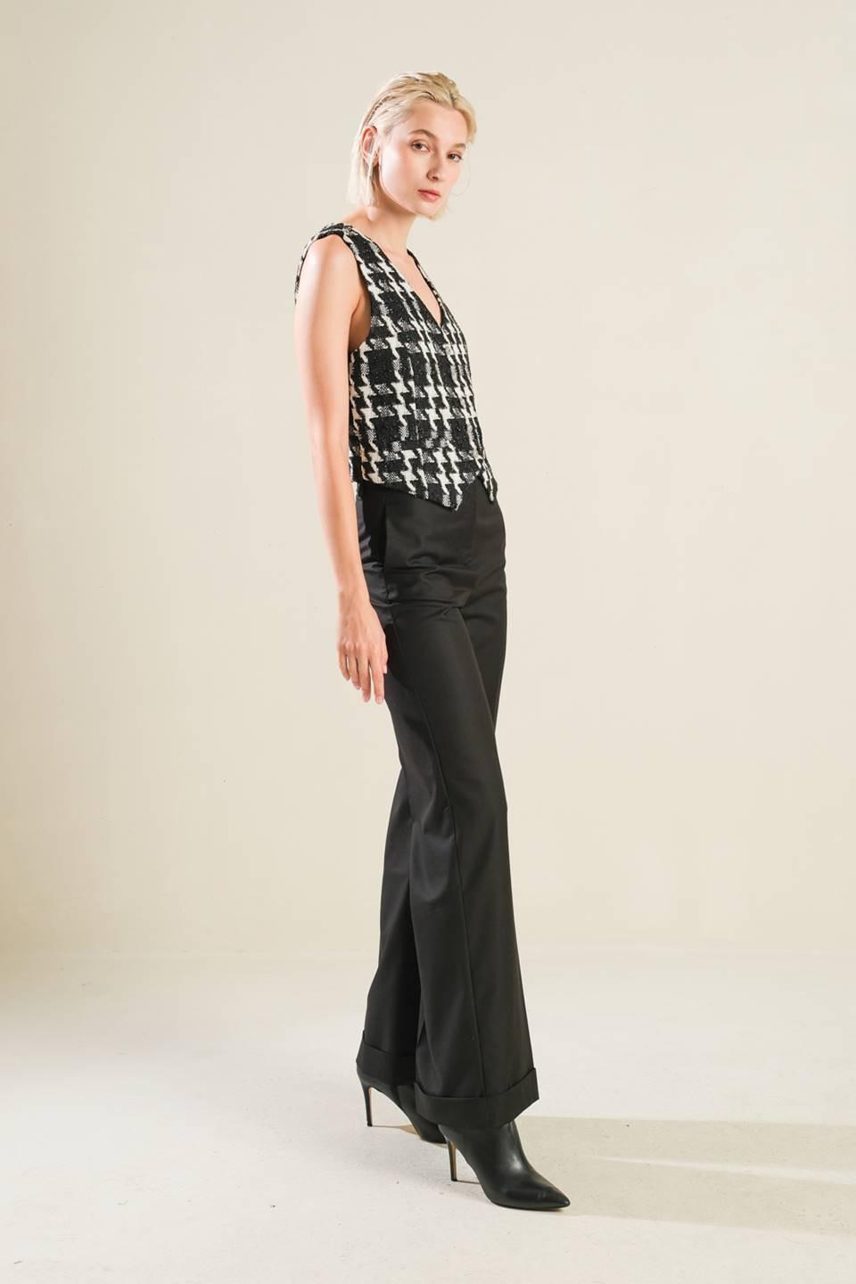 WHEN I'M WITH YOU TWEED VEST Flying Tomato