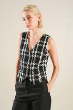 WHEN I'M WITH YOU TWEED VEST Flying Tomato