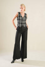 WHEN I'M WITH YOU TWEED VEST Flying Tomato