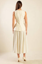 FLEETING FAUNA WOVEN VEST Flying Tomato