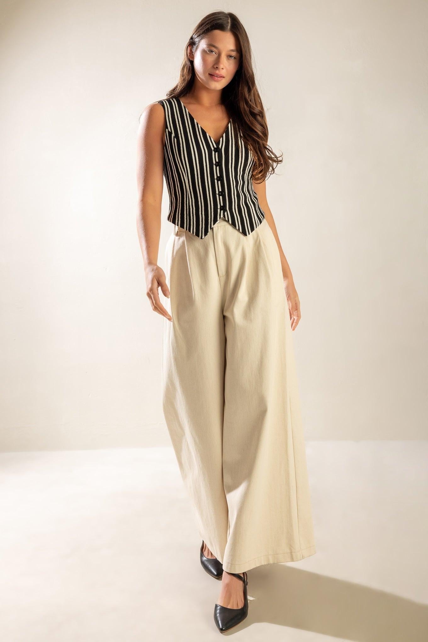 IN THE QUIET SHADE WOVEN VEST Flying Tomato