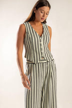 IN THE QUIET SHADE WOVEN VEST Flying Tomato