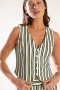 IN THE QUIET SHADE WOVEN VEST Flying Tomato