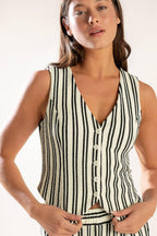 IN THE QUIET SHADE WOVEN VEST Flying Tomato
