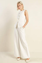 DELICATE HUE WOVEN VEST Flying Tomato