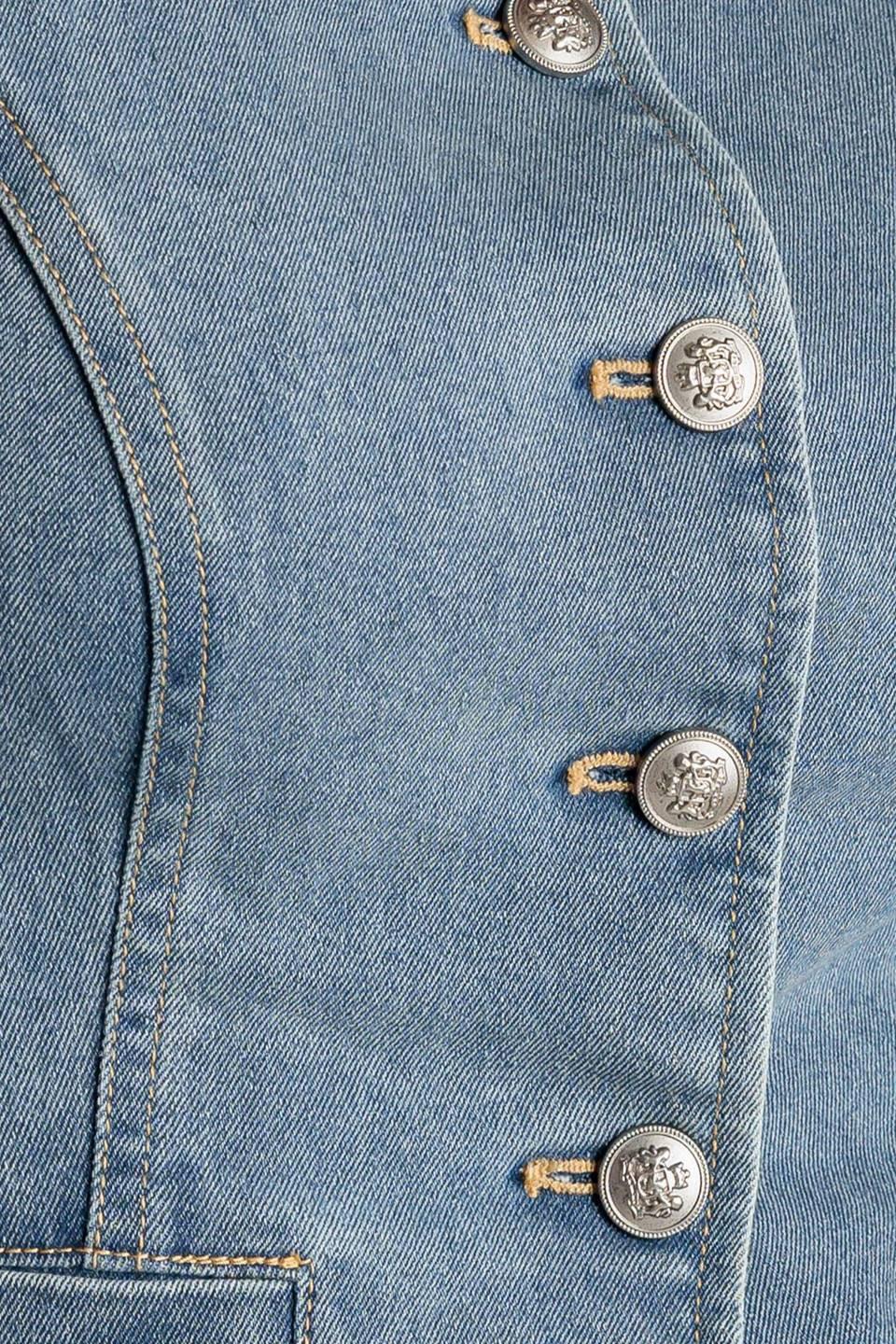 AT FIRST GLANCE DENIM VEST Flying Tomato