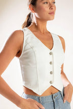 THE LILY'S SECRET DENIM VEST Flying Tomato
