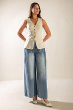 WHERE YOU BELONG WOVEN VEST Flying Tomato