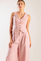 IN MY OWN WORLD WOVEN VEST Flying Tomato