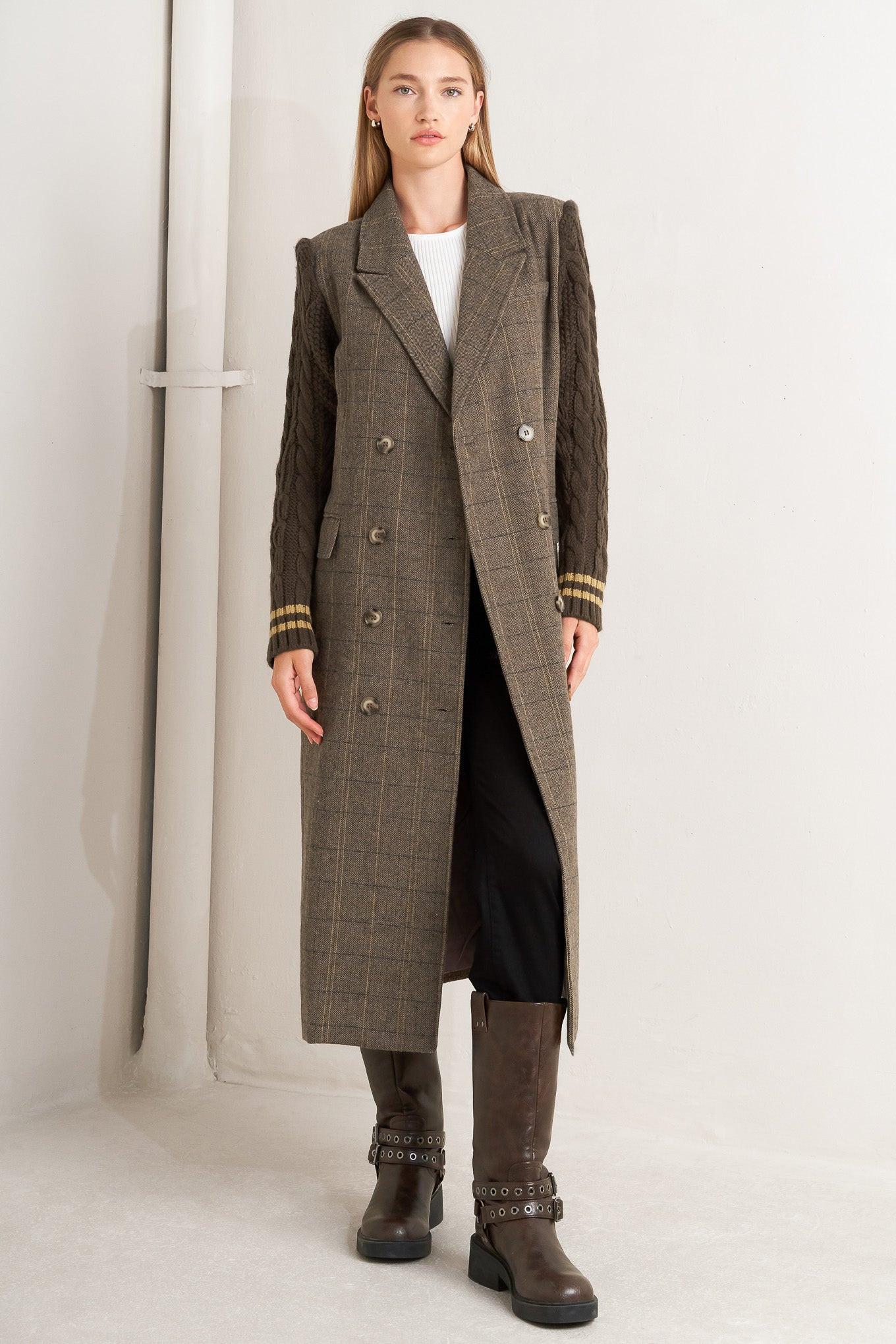 FIELDLINE HERITAGE WOVEN MIDI COAT Flying Tomato