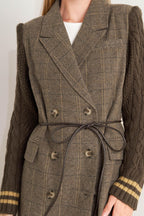 FIELDLINE HERITAGE WOVEN MIDI COAT Flying Tomato