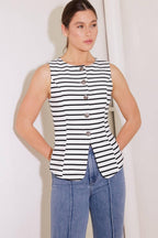 WILDFLOWER WANDER WOVEN VEST Flying Tomato