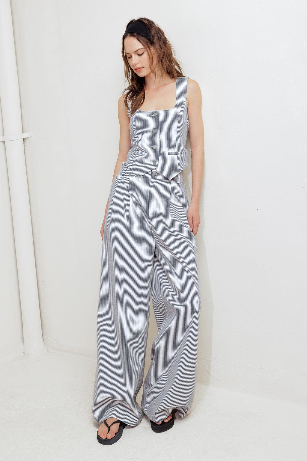 COASTAL CHIC WOVEN VEST Flying Tomato