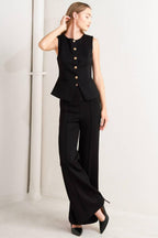 GLOSSY GLAM WOVEN VEST Flying Tomato