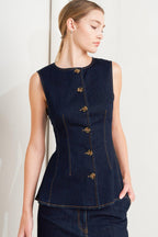 EURO CITY DENIM VEST Flying Tomato