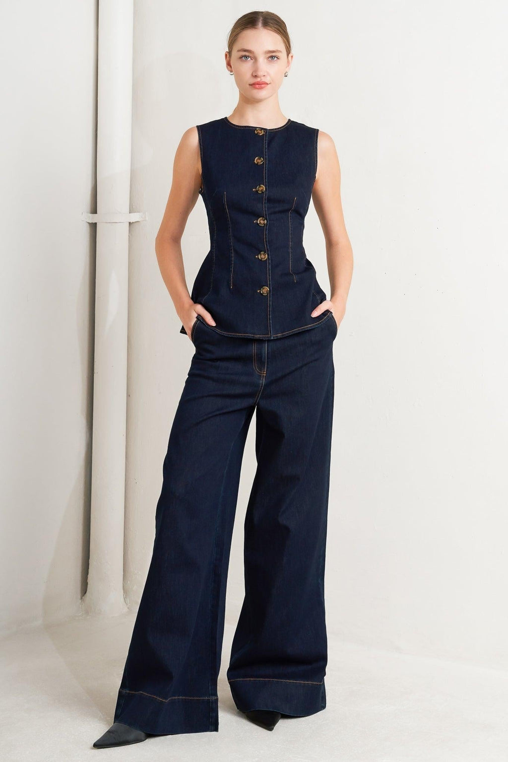 EURO CITY DENIM VEST Flying Tomato