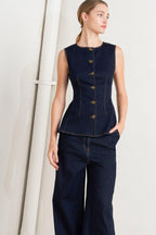 EURO CITY DENIM VEST Flying Tomato
