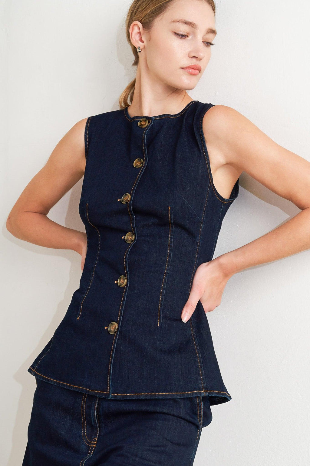 EURO CITY DENIM VEST Flying Tomato