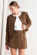 HERITAGE UTILITY FAUX SUEDE JACKET Flying Tomato