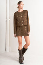 HERITAGE UTILITY FAUX SUEDE JACKET Flying Tomato
