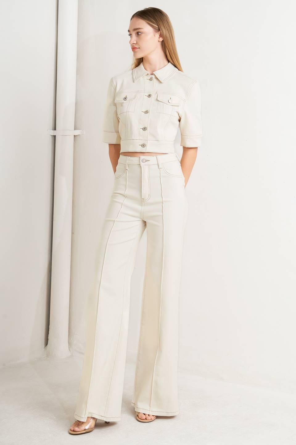 MODERN NEUTRAL TWILL JACKET Flying Tomato