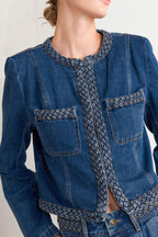 HERITAGE TWIST DENIM JACKET Flying Tomato