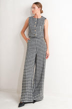 METRO ICON WOVEN HOUNDSTOOTH VEST Flying Tomato
