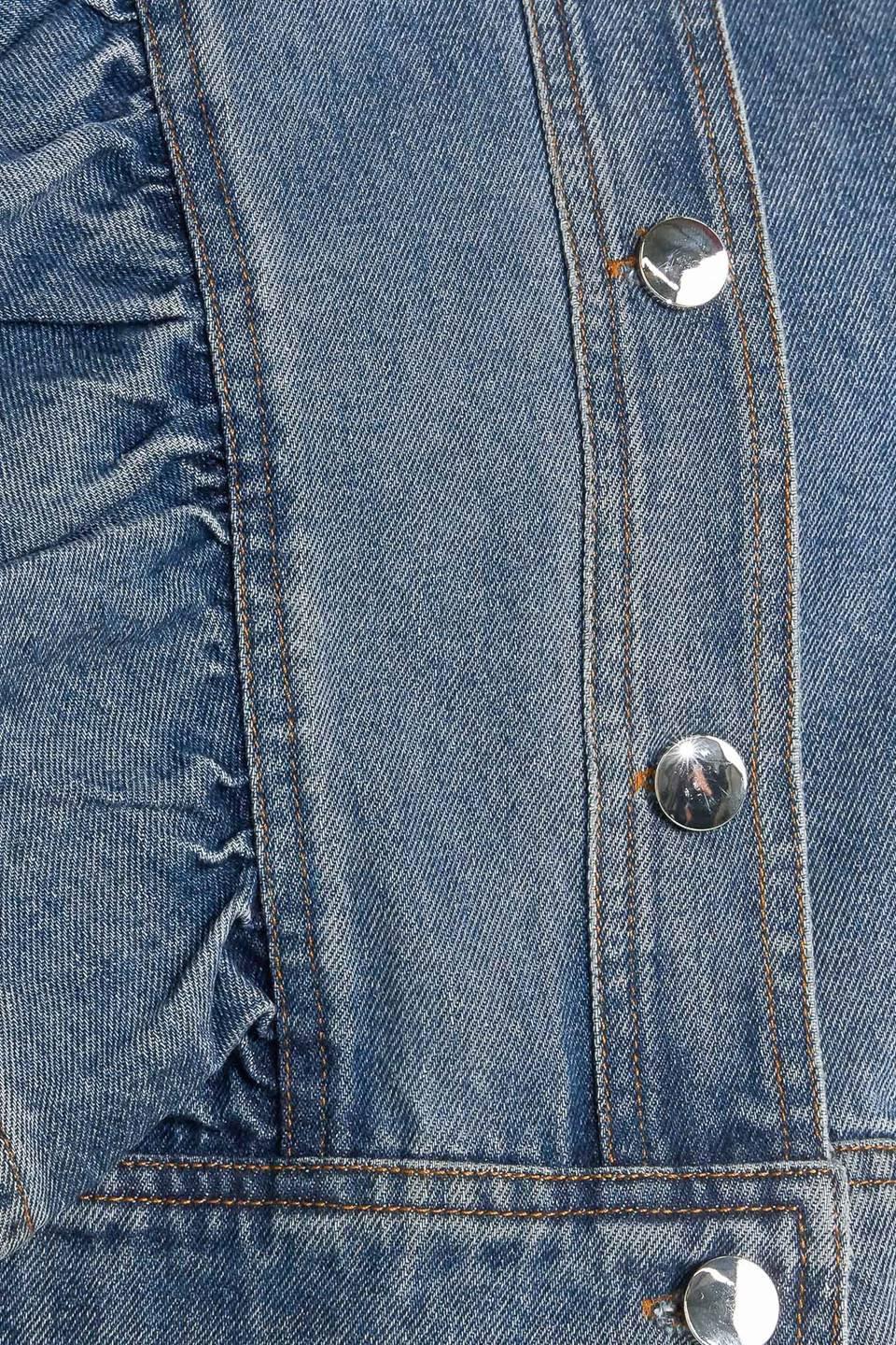 FRENCH FEMME DENIM CROP JACKET Flying Tomato