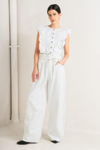 SUGAR AIR TWILL TOP Flying Tomato