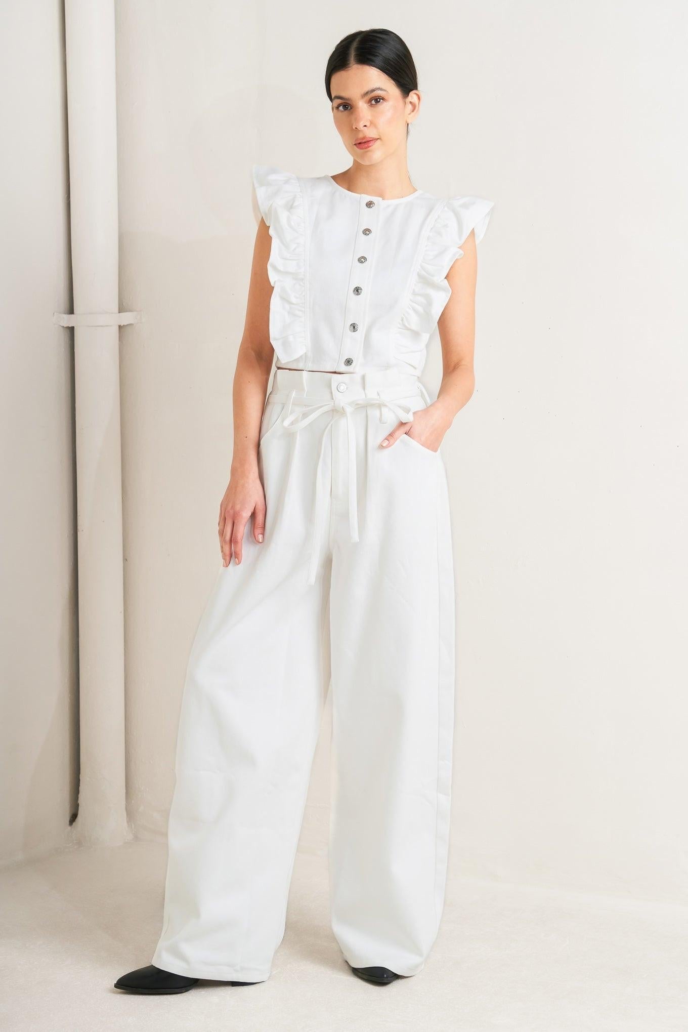 SUGAR AIR TWILL TOP Flying Tomato