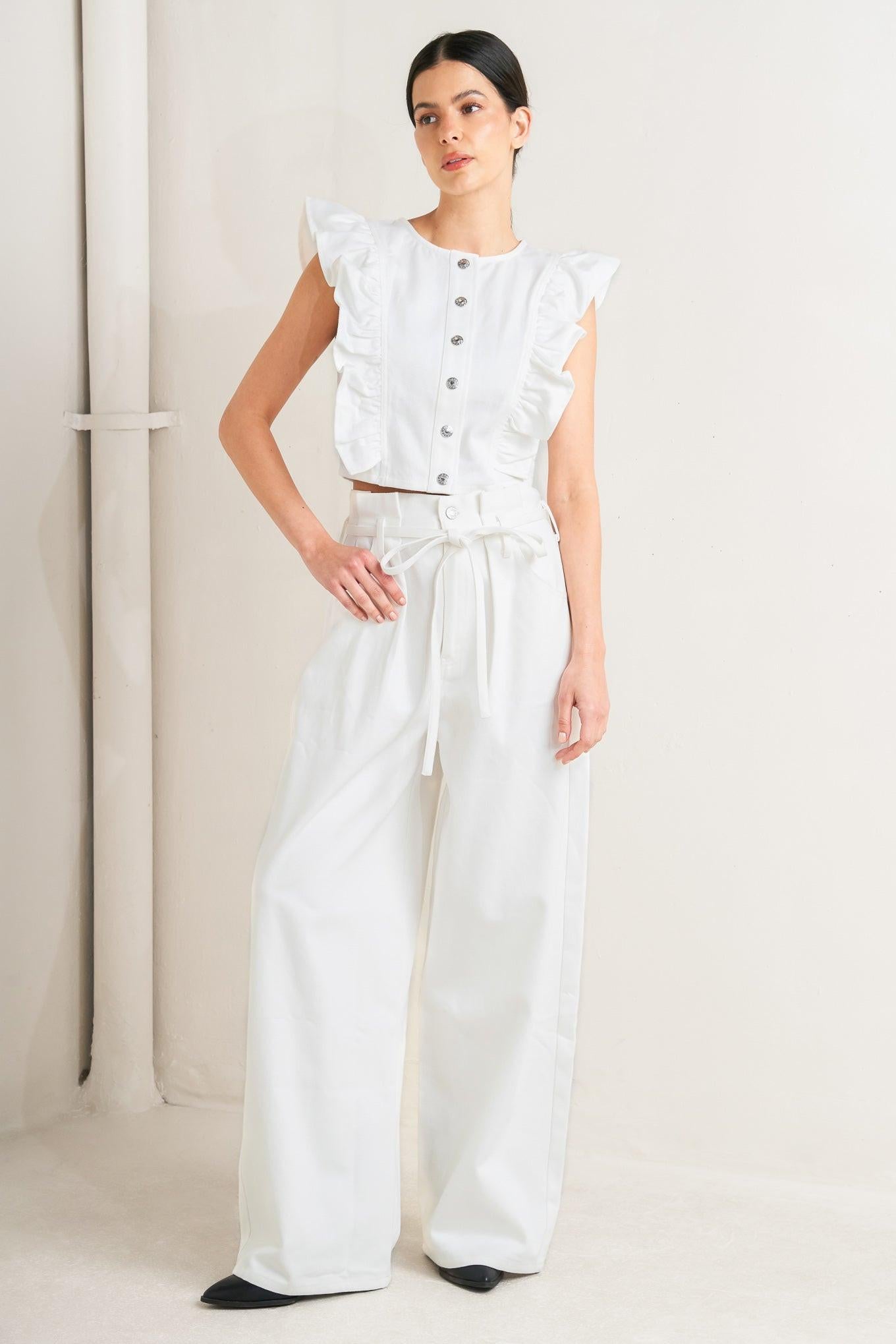 SUGAR AIR TWILL TOP Flying Tomato