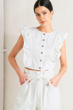 SUGAR AIR TWILL TOP Flying Tomato