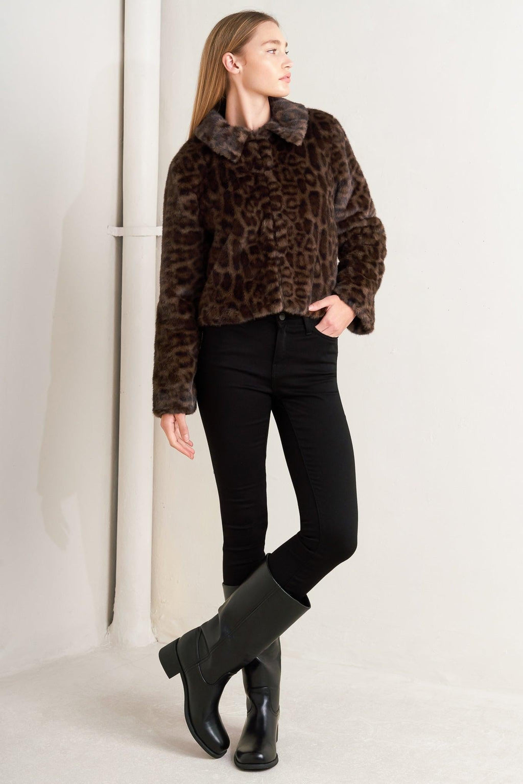 WILD FAME FAUX LEATHER JACKET Flying Tomato