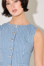 PINSTRIPE PRESTIGE WOVEN VEST Flying Tomato