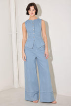 PINSTRIPE PRESTIGE WOVEN VEST Flying Tomato