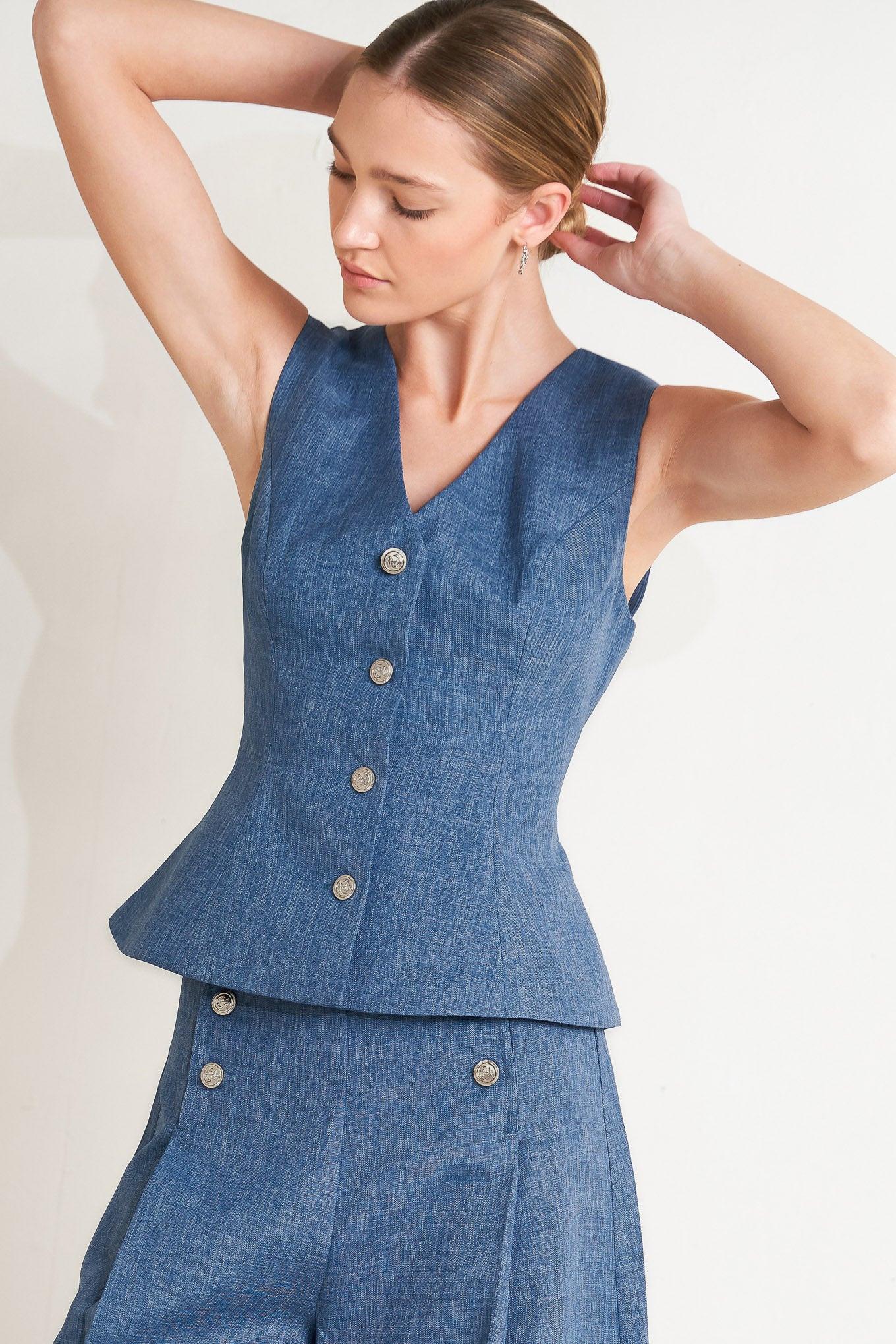 POWER MOVE WOVEN VEST Flying Tomato