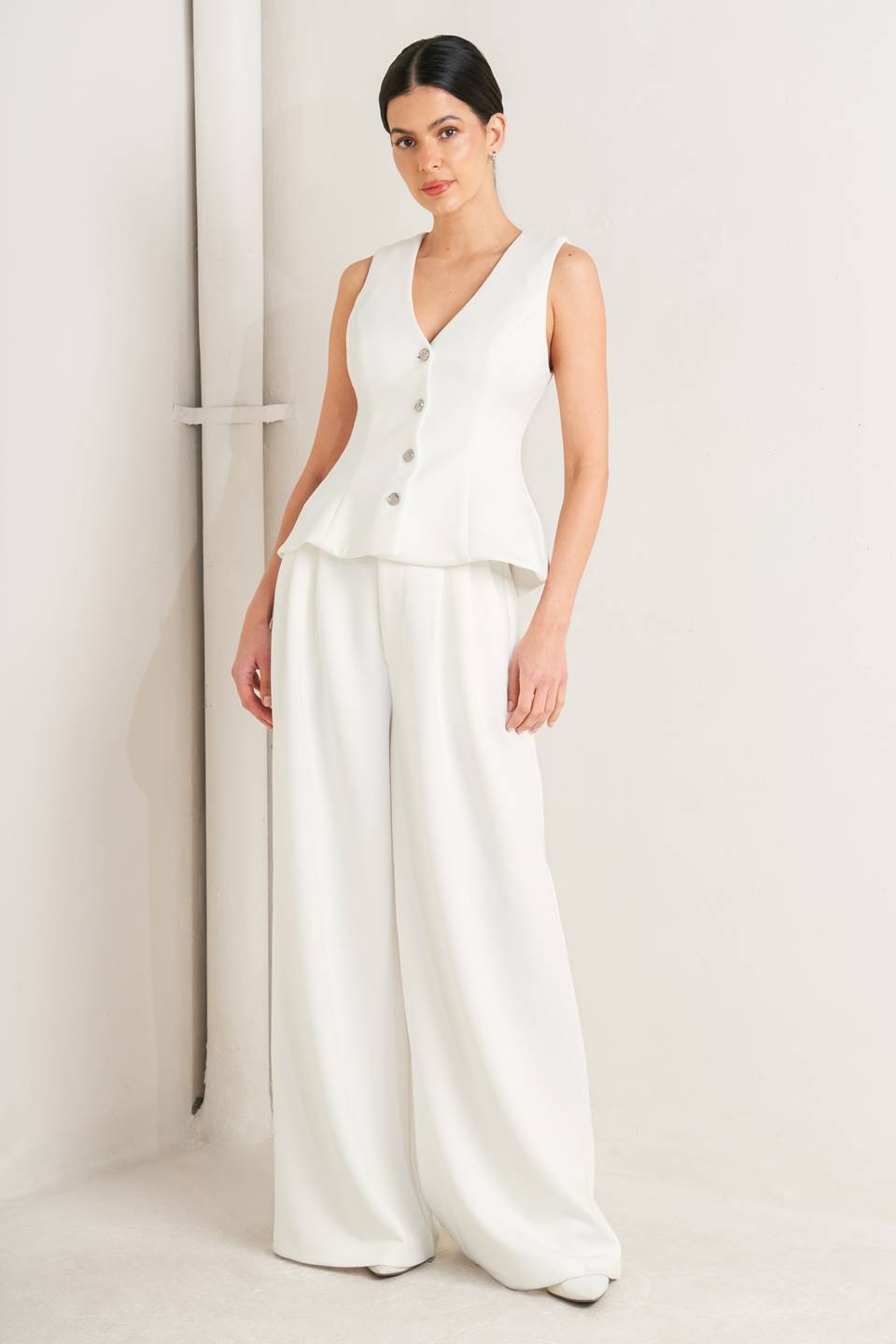 PURE ELEGANCE WOVEN VEST Flying Tomato