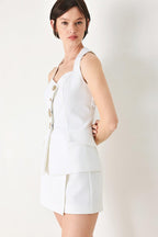 BEACH GLAM WOVEN VEST Flying Tomato